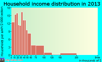 De Leon household income distribution