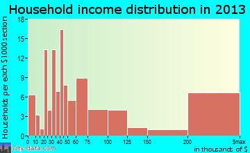 Hedwig Village household income distribution