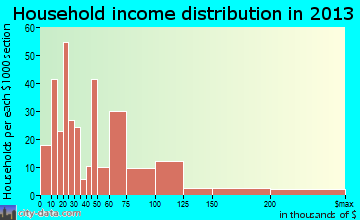 Jourdanton household income distribution