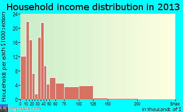 Leonard household income distribution