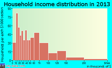 Leon Valley household income distribution