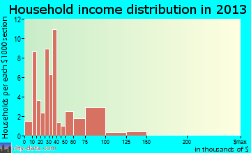 Lone Oak household income distribution