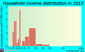 Morse household income distribution