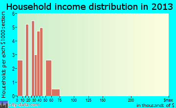 Morning Glory household income distribution