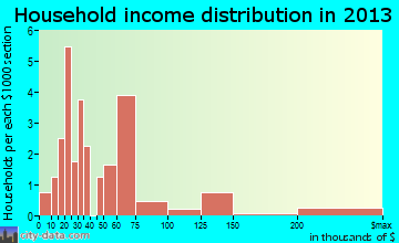 Nome household income distribution