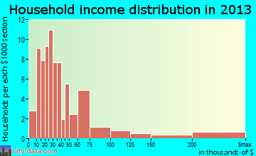 Omaha, TX household income
