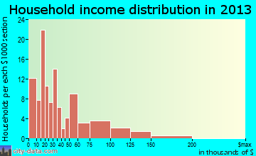 Overton household income distribution