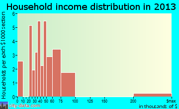 Pettus household income distribution