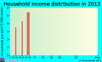 Rancho Banquete, TX household income