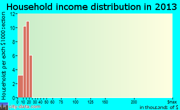 Realitos household income distribution