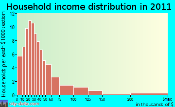 Talpa household income distribution