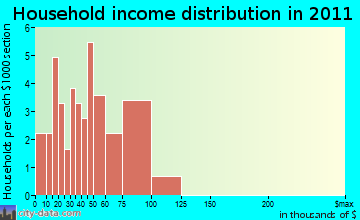 Van Horn Rural household income distribution