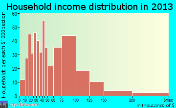 Robinson household income distribution