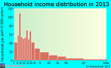 Snyder household income distribution