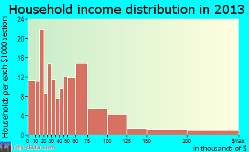 Springtown household income distribution