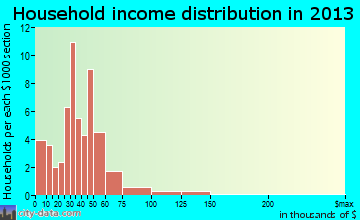 Wilson household income distribution