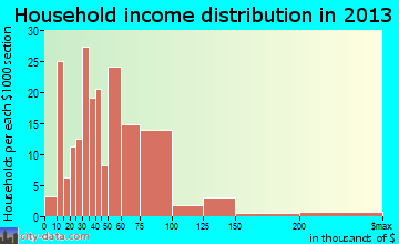 Enoch household income distribution