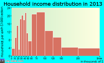 Pleasant View household income distribution