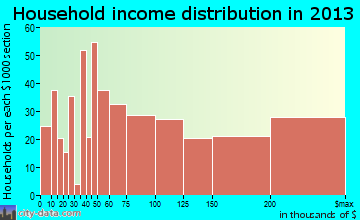 Mount Vernon household income distribution