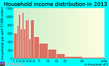 Newport News household income distribution