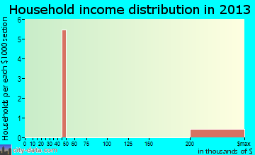 Conway household income distribution