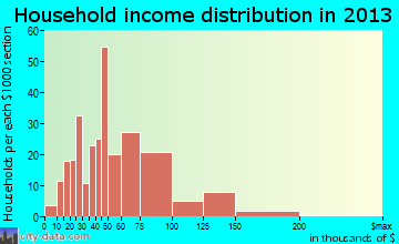 Granite Falls household income distribution