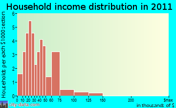 Mead household income distribution