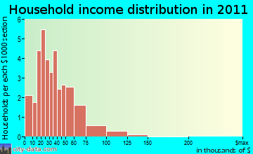 Silver Cliff household income distribution