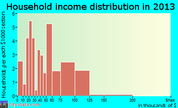 Endeavor household income distribution