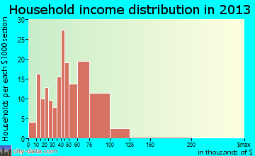 Horicon household income distribution