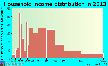 Damascus household income distribution