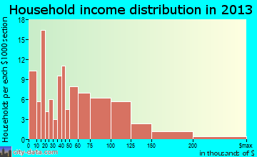Morris household income distribution