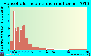 New Brockton household income distribution
