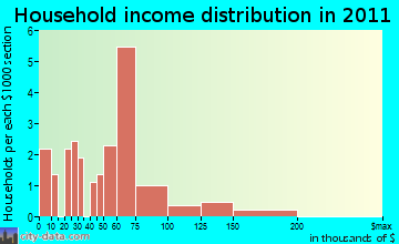 Pleasant View household income distribution