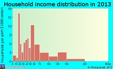 Broadalbin household income distribution