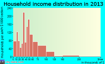 Meadow Woods household income distribution