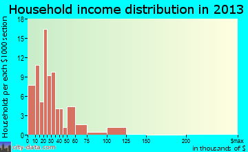 Medley household income distribution