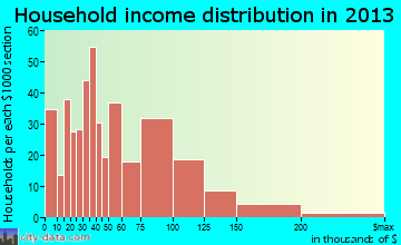 Palmetto Estates household income distribution