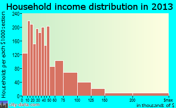 Plant City household income distribution