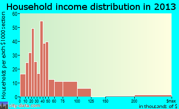 Port St. Joe household income distribution