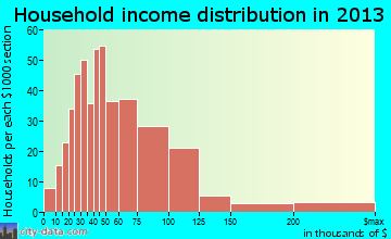 Satellite Beach household income distribution