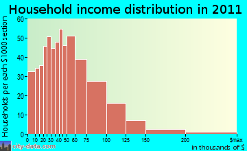 Scott Lake household income distribution