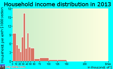Archer household income distribution