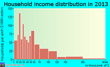 Coral Terrace household income distribution