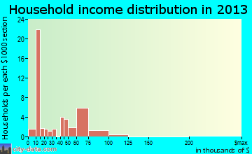 Fort White household income distribution