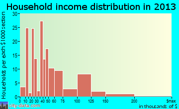 Fruitland Park household income distribution