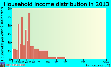 Indian River Estates household income distribution