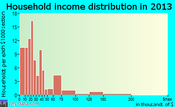 Wedowee household income distribution