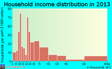 Whitemarsh Island household income distribution