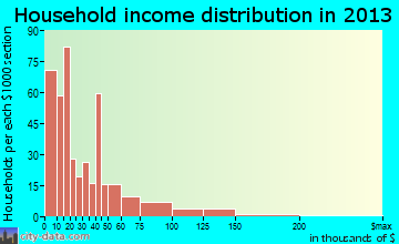 Blakely, GA household income